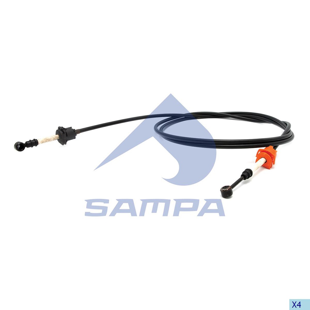 Control cable, switching