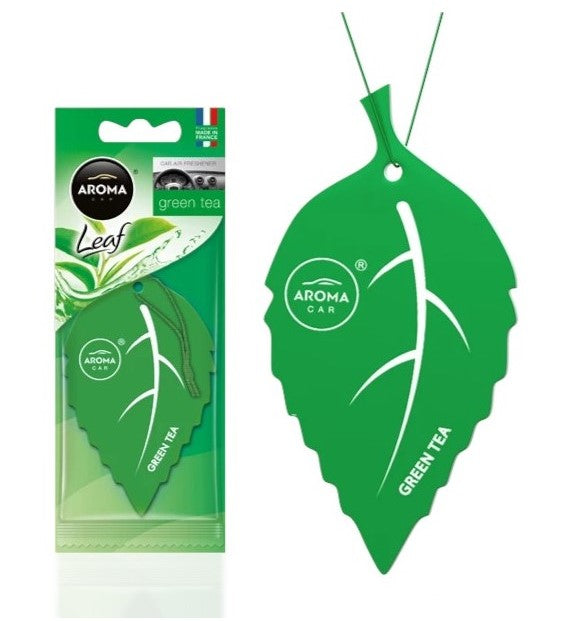 Aroma car laef /12*7/-Green Tea