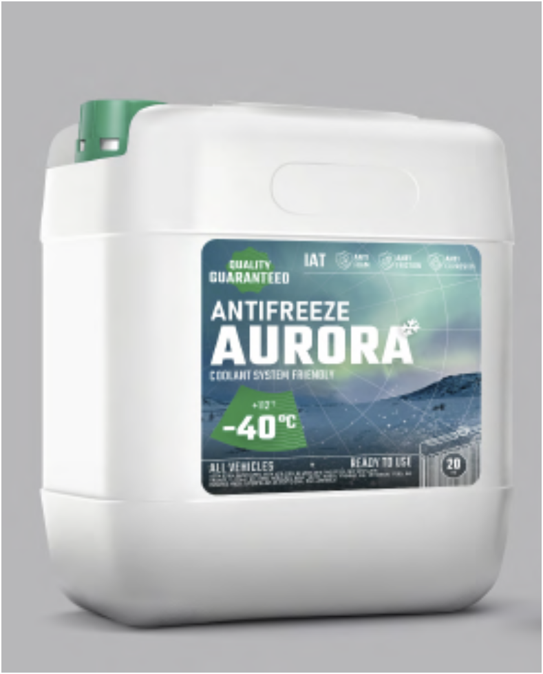 Antirfreeze AURORA (-40; +112) 20кг ногоон