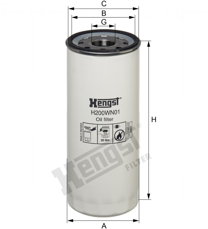 Oil Filter HENGST