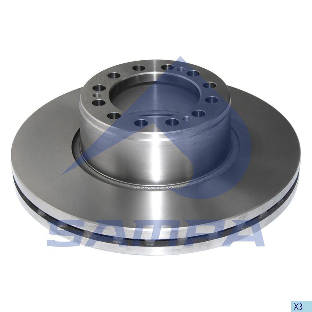 Тоормосны диск MERSEDES SAF 075.118
