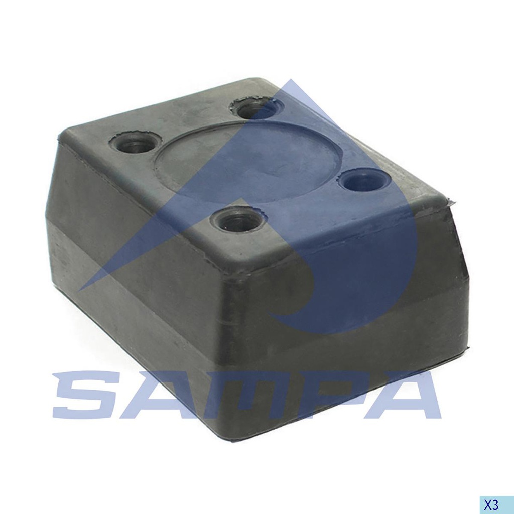 Чиргүүлийн хамгаалагч резин,  4 нүхтэй, SCHMITZ CARGOBULL 091.209
